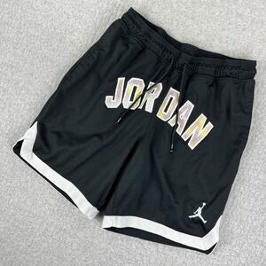 Michael Air Jordan Mesh Basketball Shorts Men S Black Jumpman Graphic Athletic